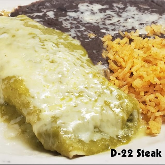 D-22 Steak Burrito.