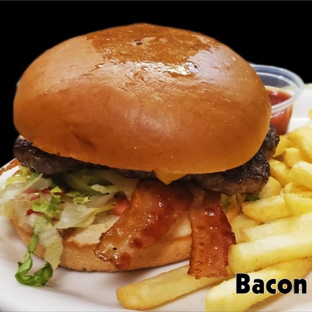 Bacon Cheese Burger.