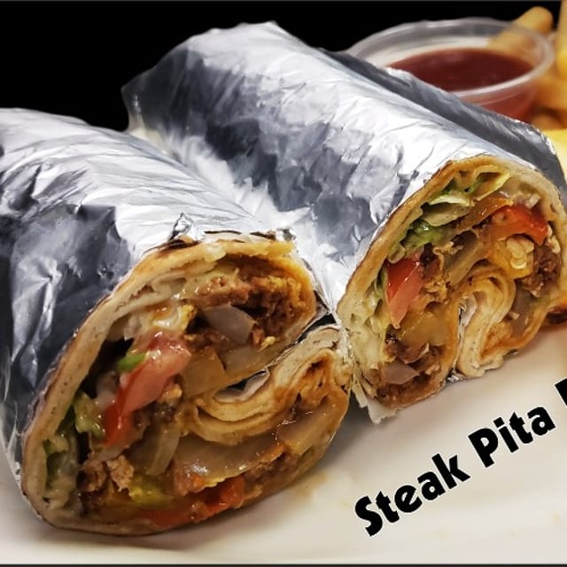 Steak Pita Roll.